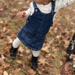 Blue Jean Jumper Dress